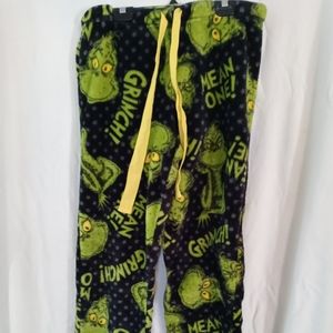 Grinch fleece bottoms